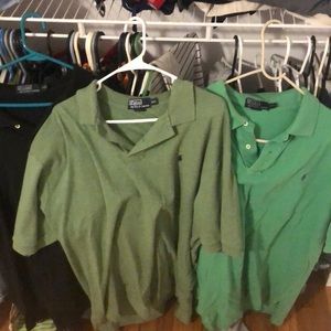 Ralph Lauren Polo shortsleeved 3 button shirts